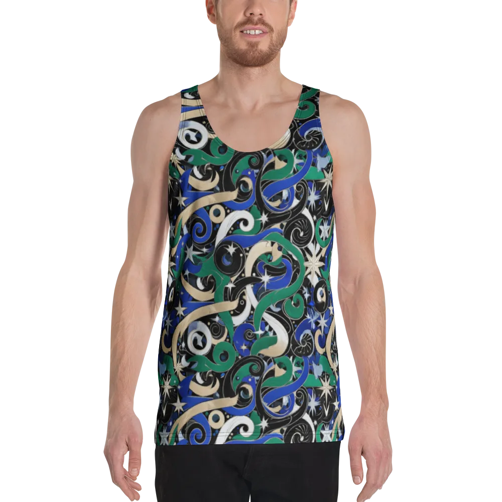 Starfall Baroque on Men's Tank Top — Front