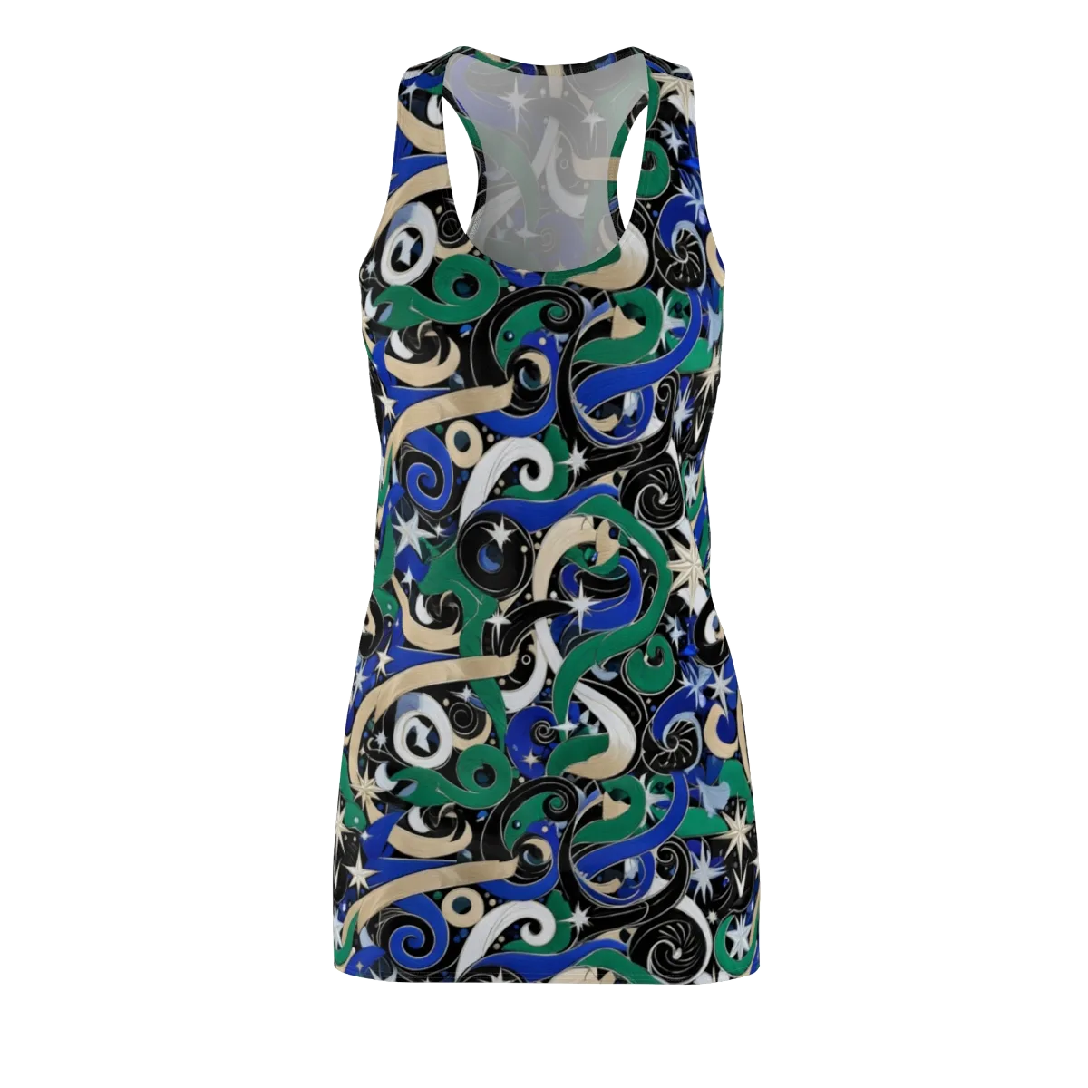 Starfall Baroque on Racerback Dress — Front