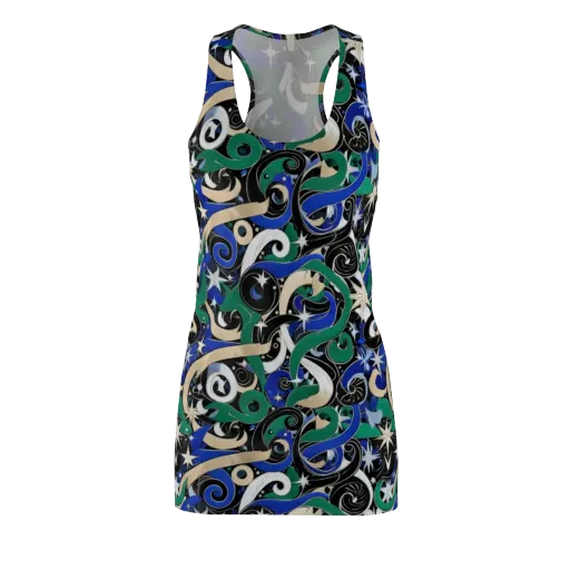 Starfall Baroque on a Racerback Dress