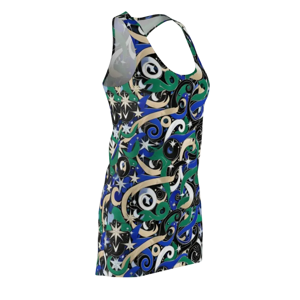 Starfall Baroque on Racerback Dress — Front Side