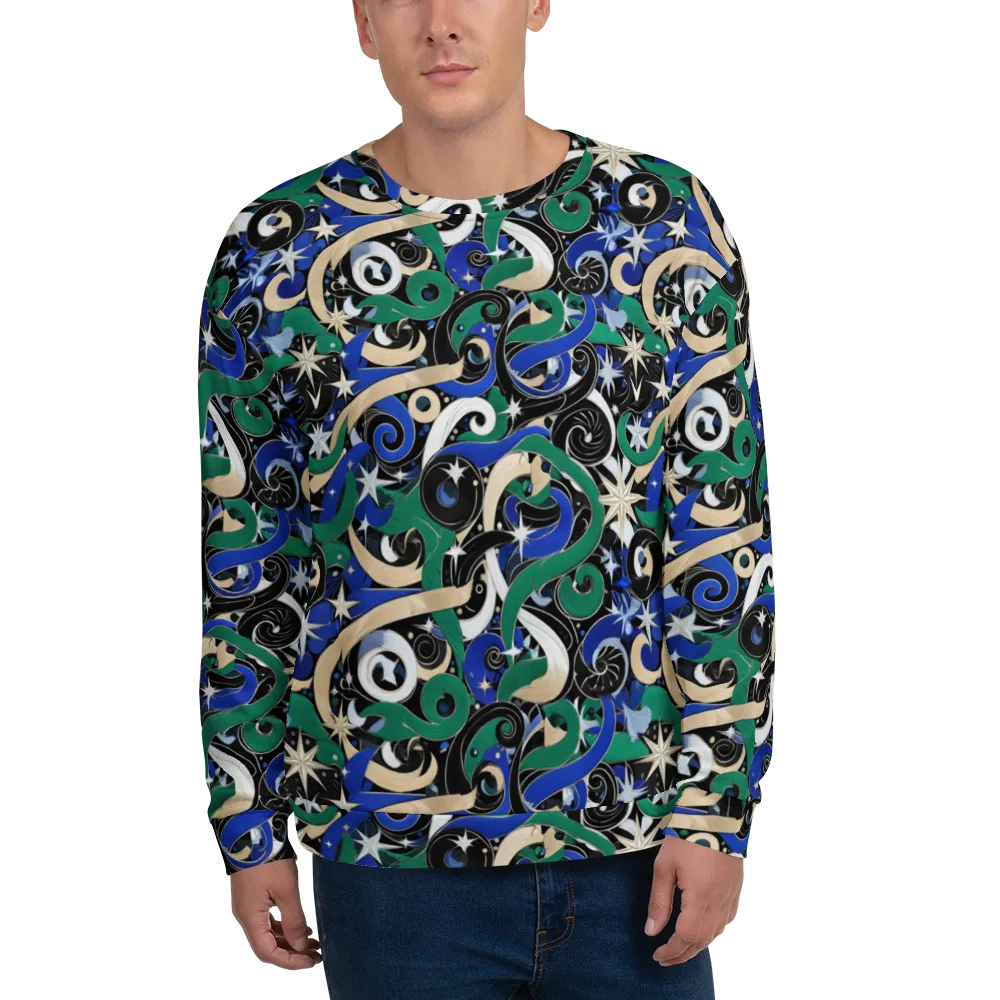 Starfall Baroque on Sweatshirt — Front