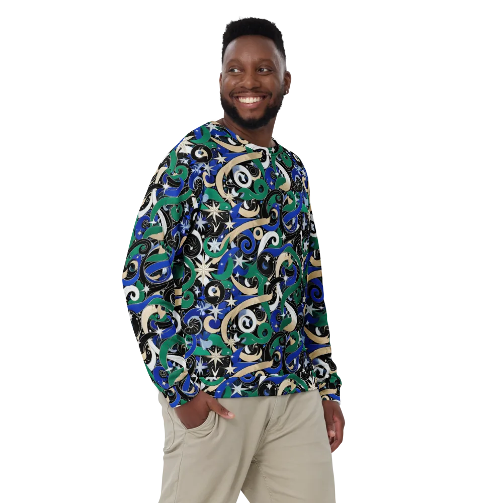 Starfall Baroque on Sweatshirt — Front