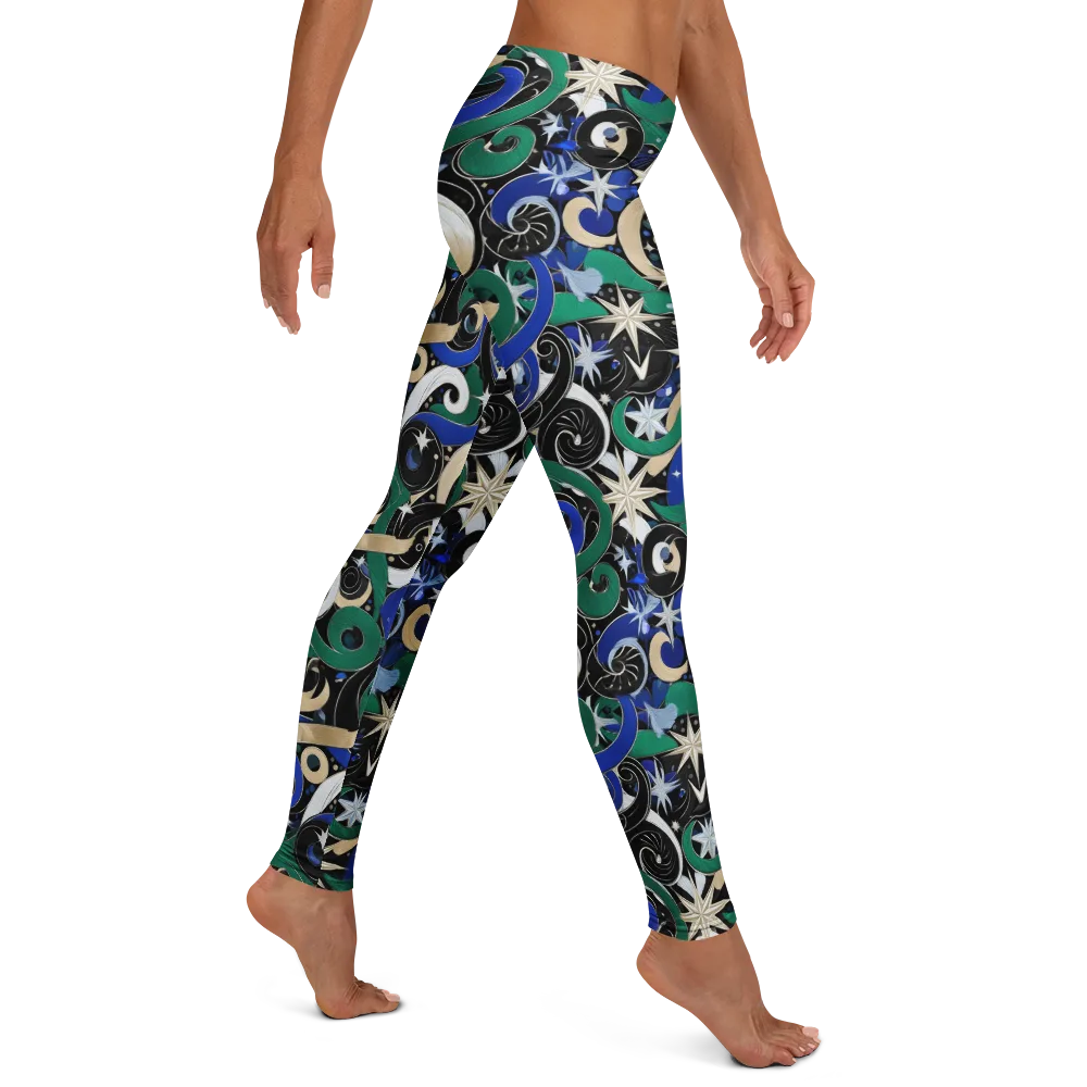 Starfall Baroque on Leggings — Right