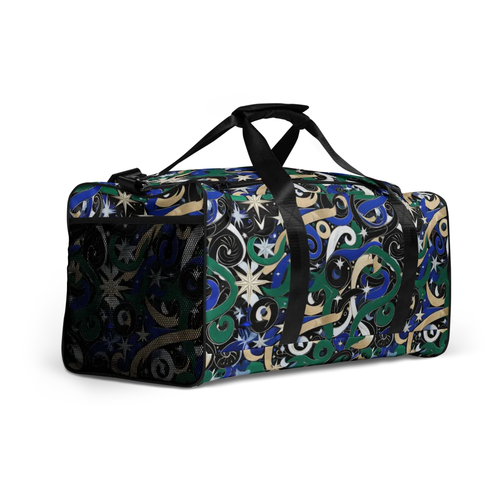 Starfall Baroque on Duffle Bag — Right Front