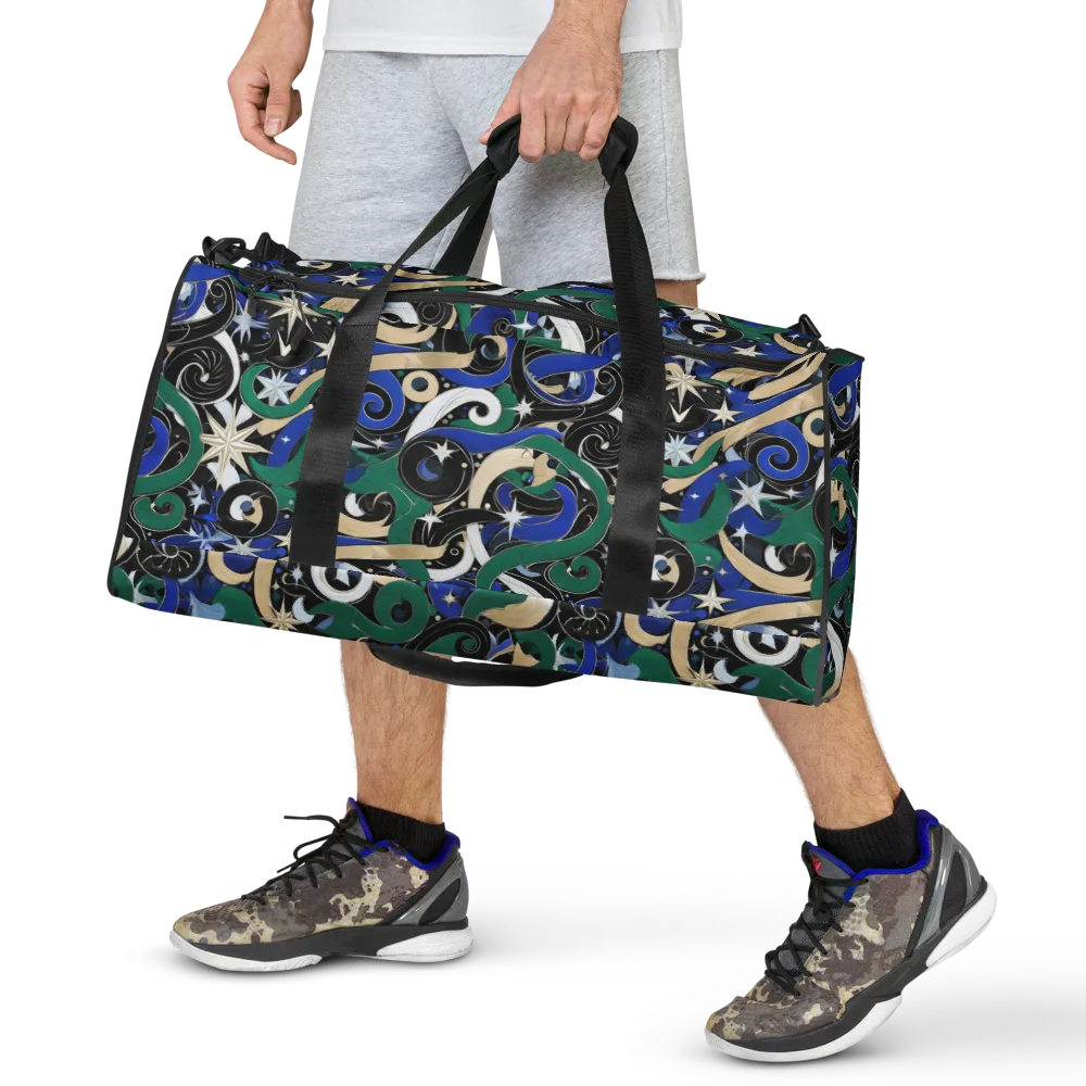 Starfall Baroque on Duffle Bag — Front