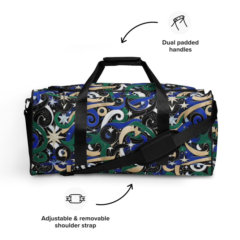 Starfall Baroque on Duffle Bag — Front