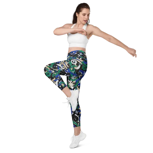 Starfall Baroque on a Leggings with Pockets
