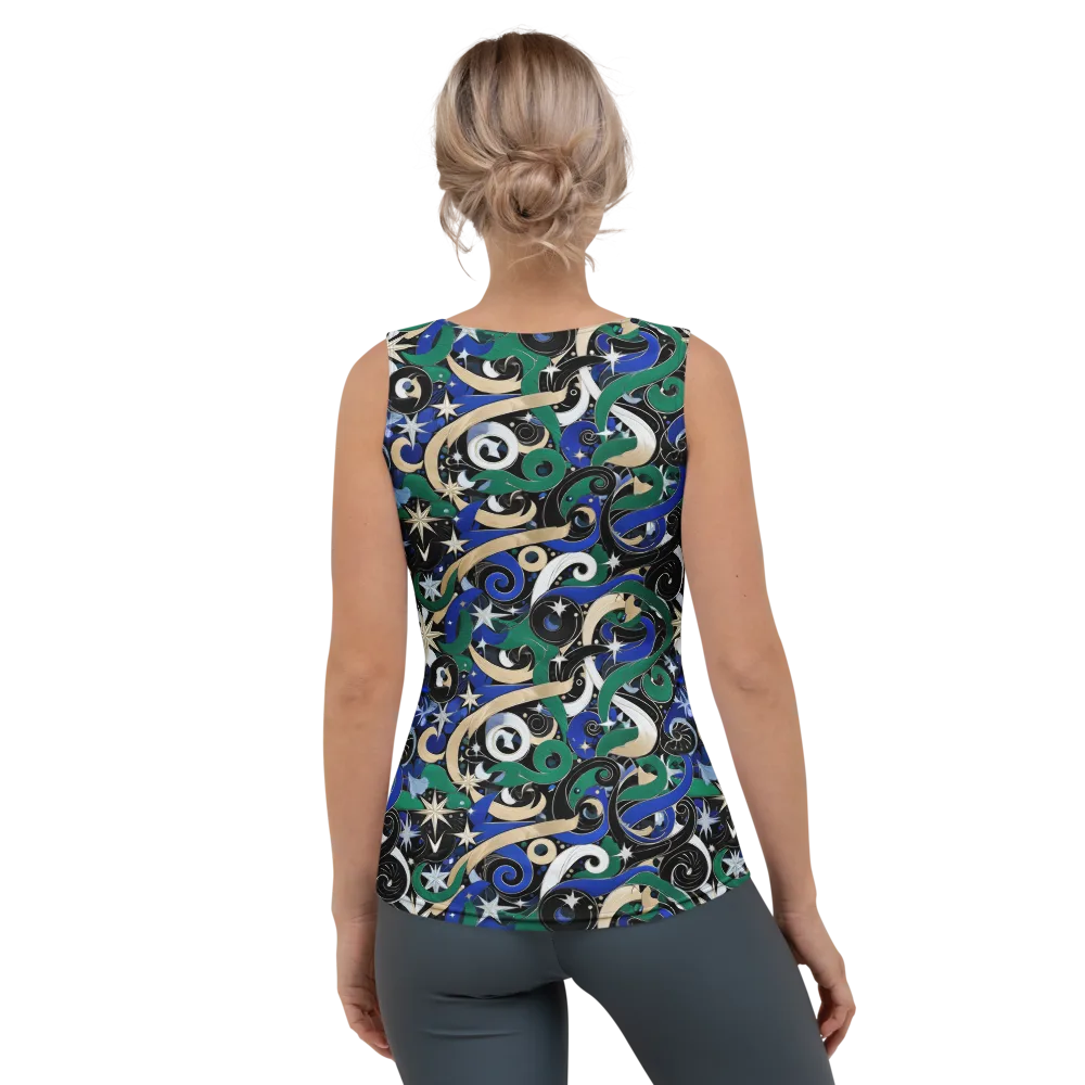 Starfall Baroque on Women's Tank Top — Back