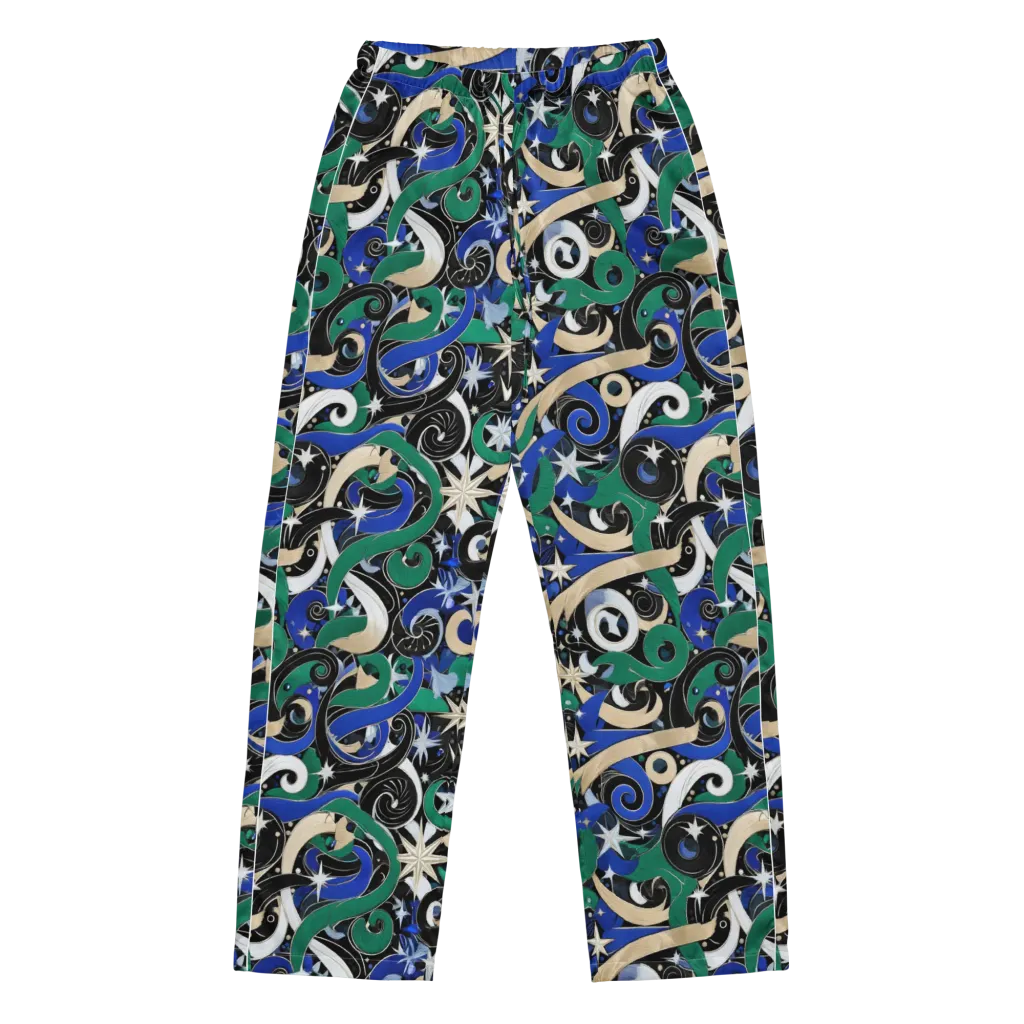 Starfall Baroque on Women's Pajama Pants — Front