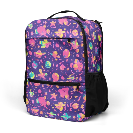 Cosmic Confetti on a Utility Backpack