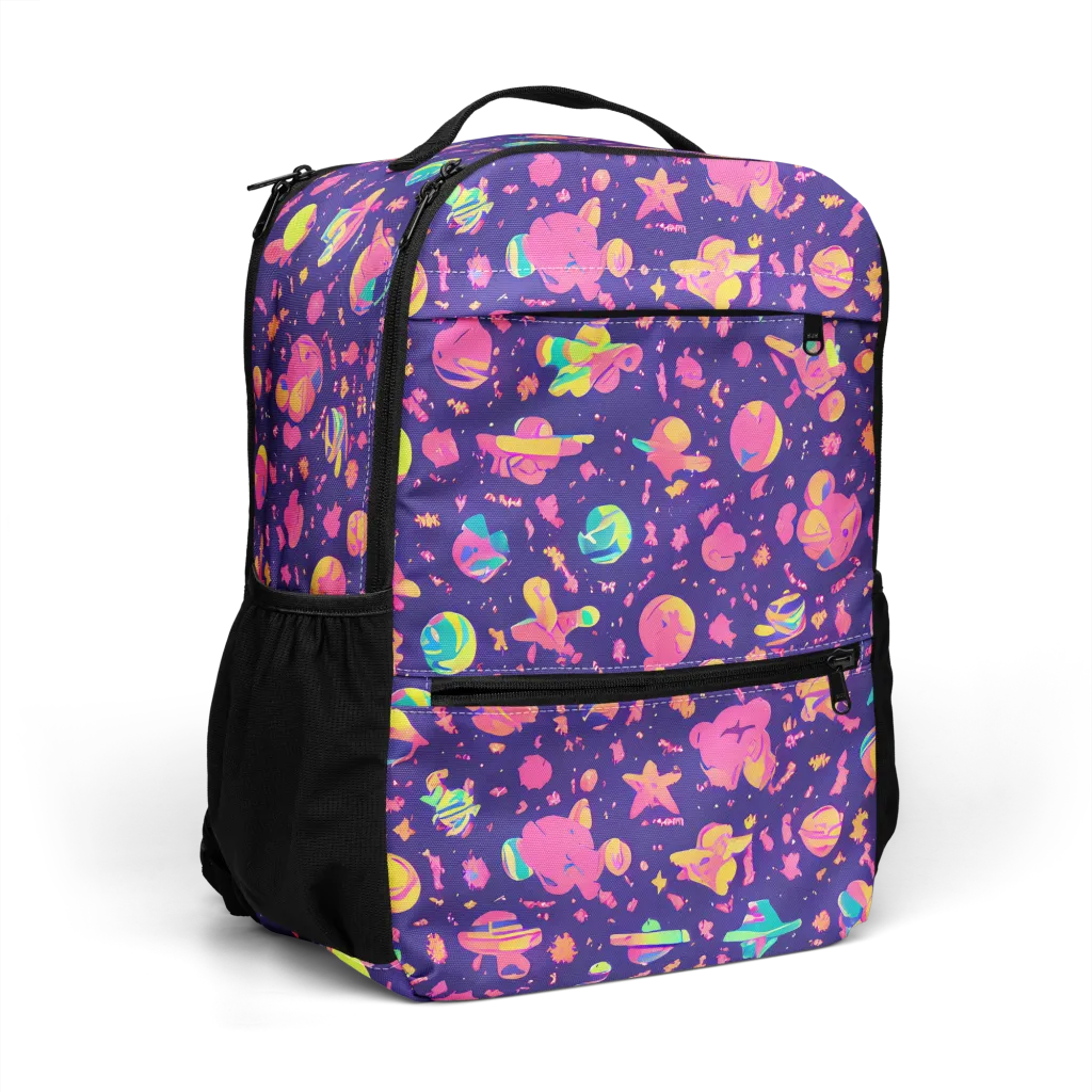 Cosmic Confetti on Utility Backpack — Right Front