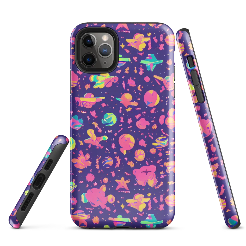 Cosmic Confetti on Tough Case for iPhone® — Front