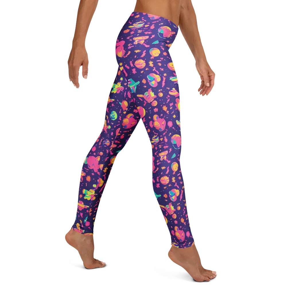 Cosmic Confetti on Leggings — Right