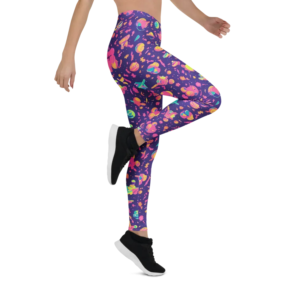 Cosmic Confetti on Leggings — Right