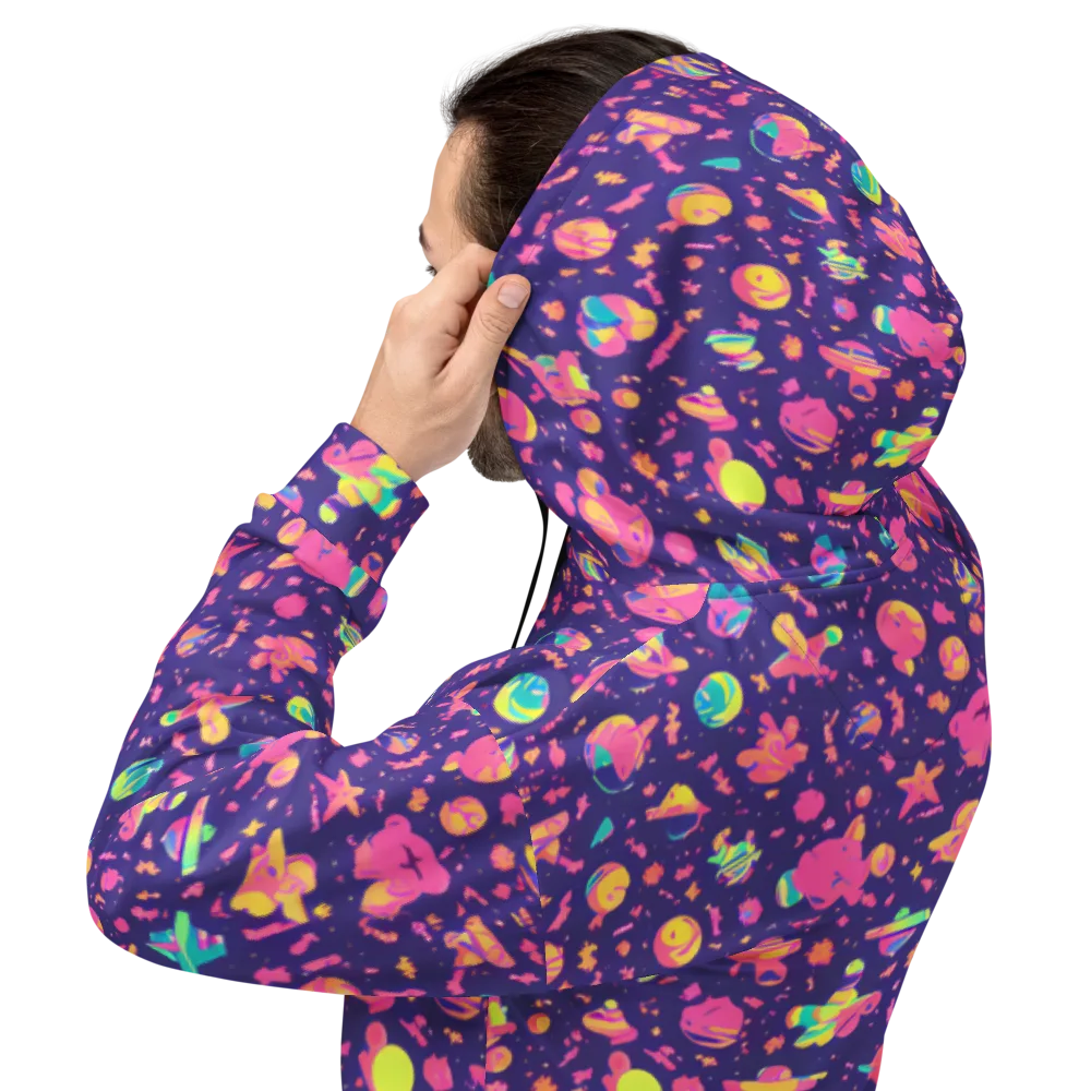 Cosmic Confetti on Hoodie — Back