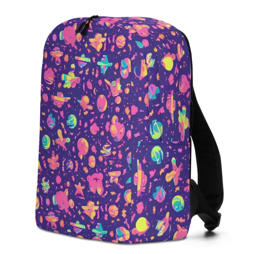 Cosmic Confetti on a Minimalist Backpack