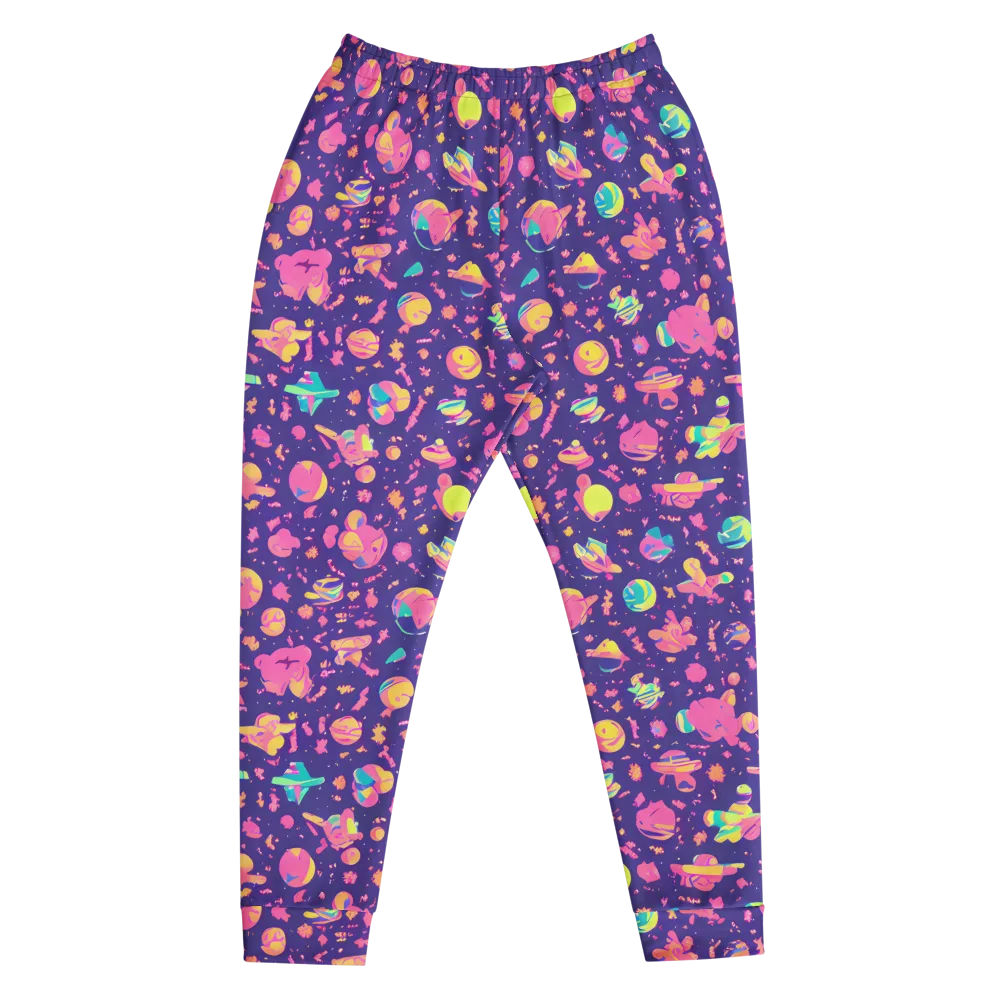Cosmic Confetti on Men's Joggers — Front