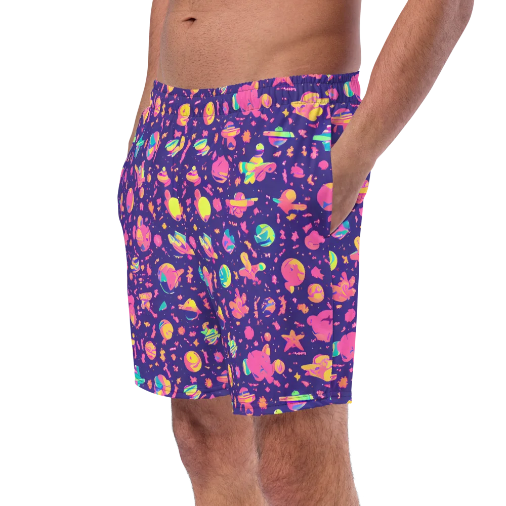 Cosmic Confetti on Swim Trunks — Left Front