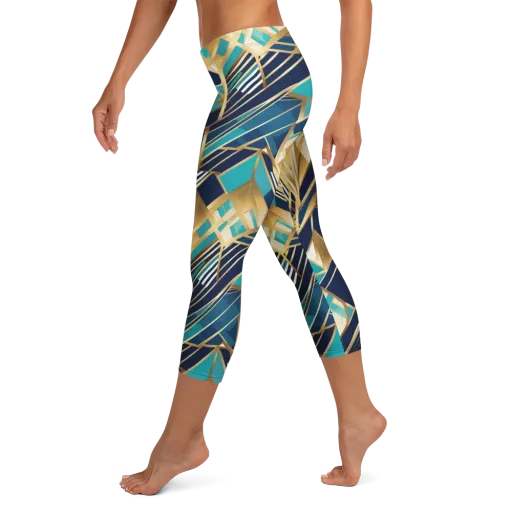 Aurum Geometry on a Capri Leggings