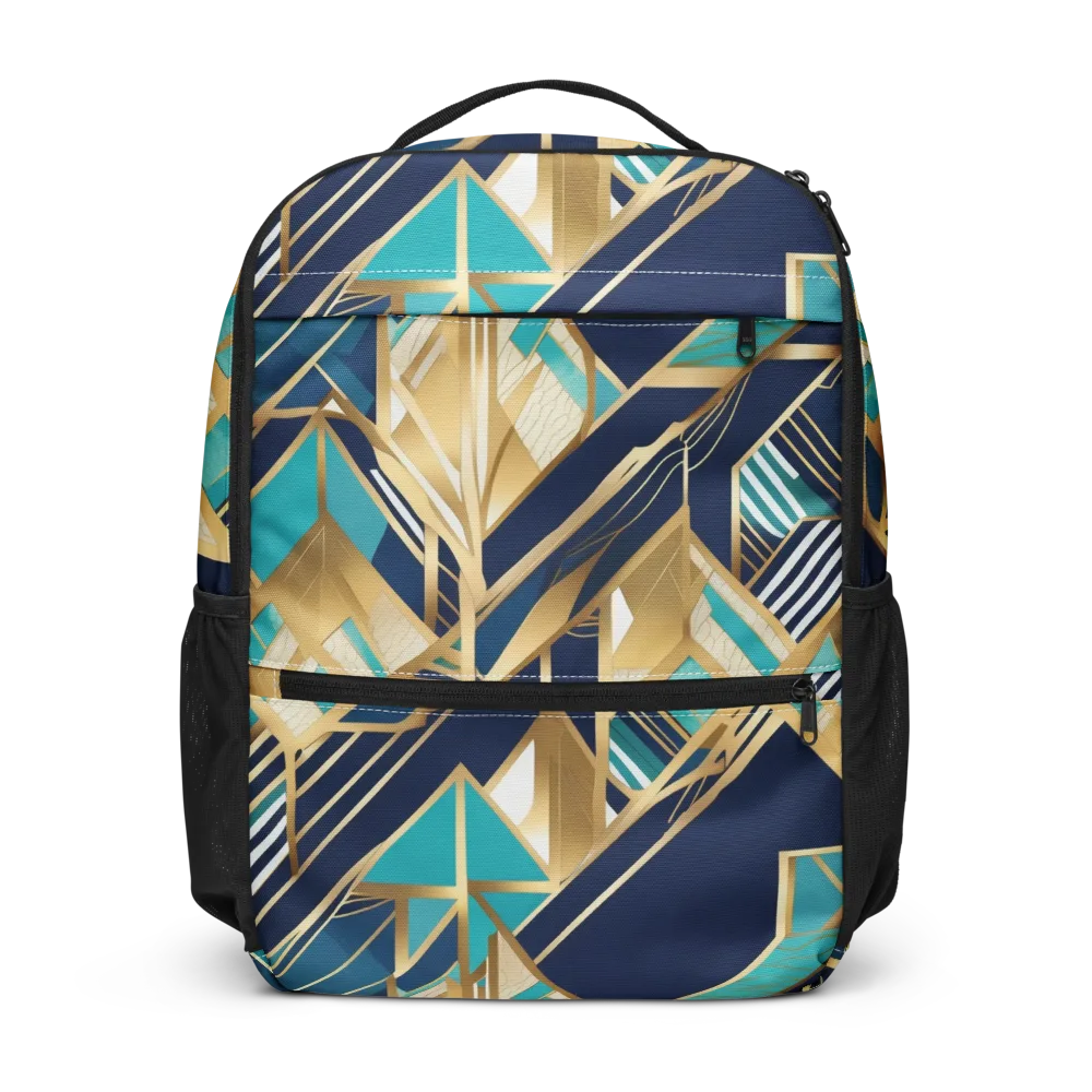 Aurum Geometry on Utility Backpack — Front