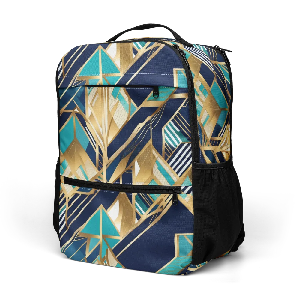 Aurum Geometry on Utility Backpack — Left Front