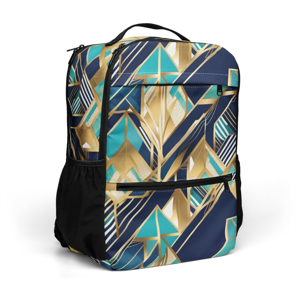 Aurum Geometry on Utility Backpack — Right Front