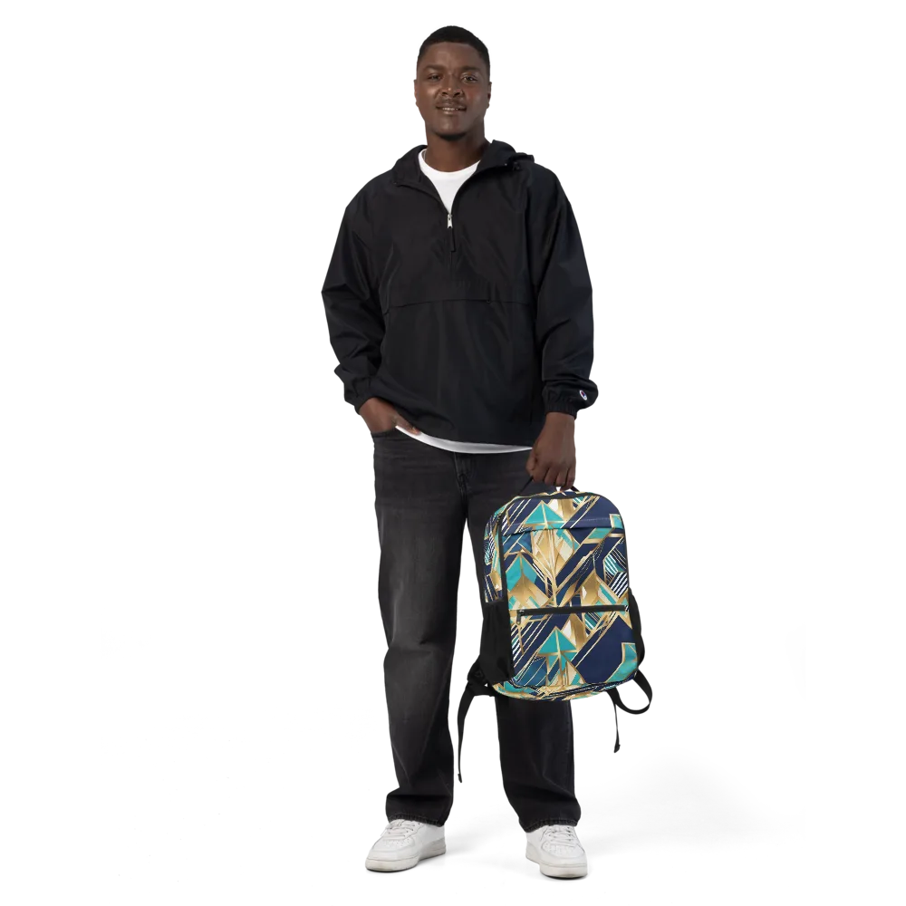 Aurum Geometry on Utility Backpack — Front