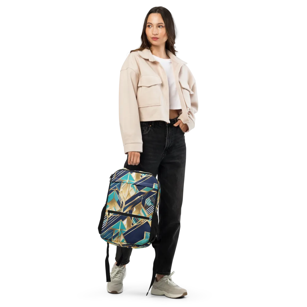 Aurum Geometry on Utility Backpack — Front