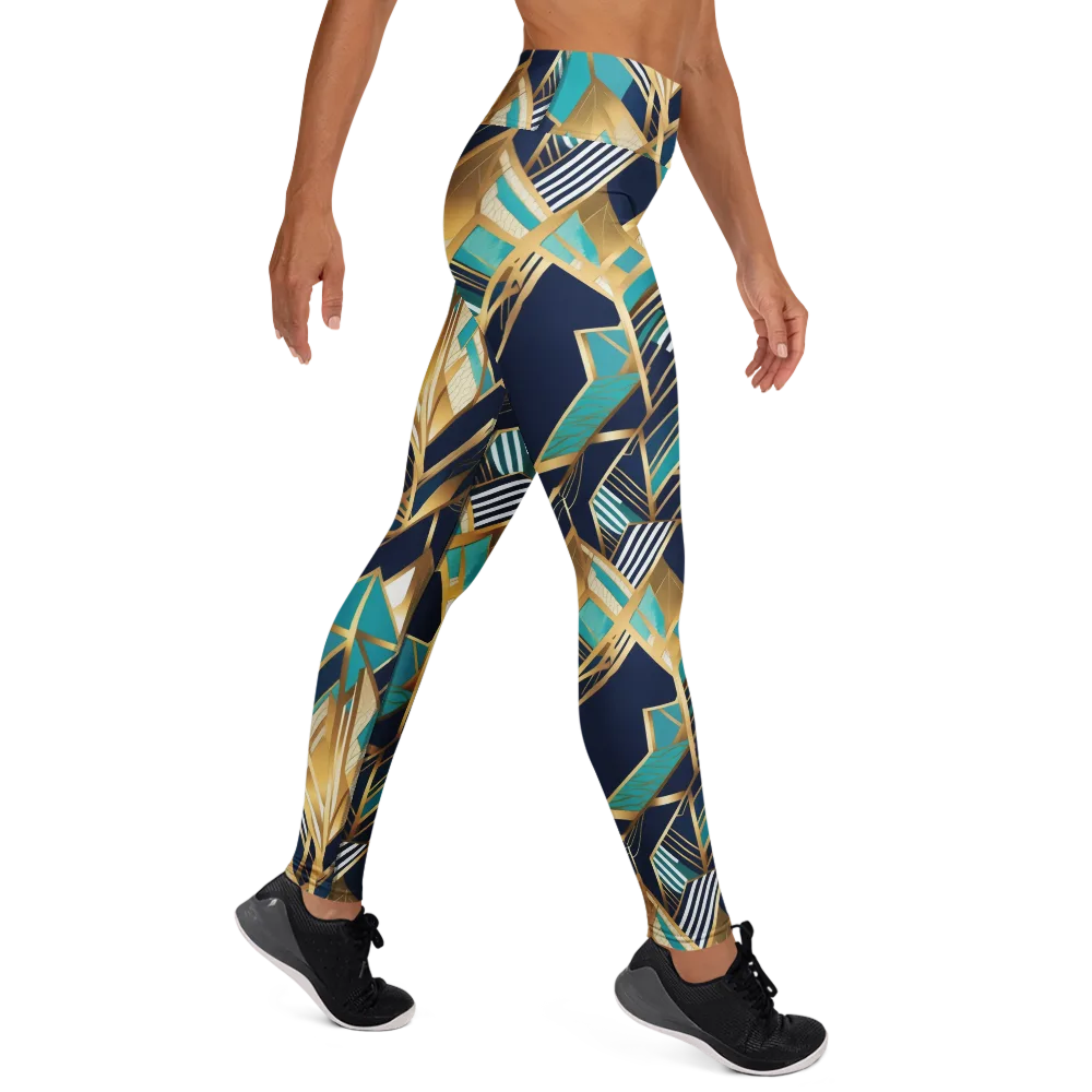 Aurum Geometry on Yoga Leggings — Right
