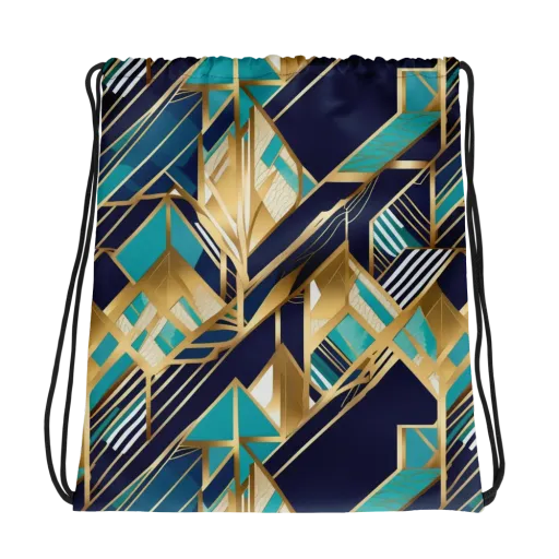 Aurum Geometry on a Drawstring Bag