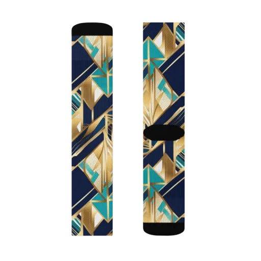 Aurum Geometry on a Socks