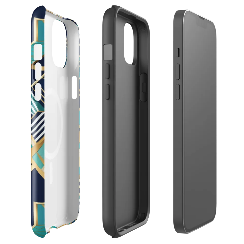 Aurum Geometry on MagSafe Tough Case for iPhone® — Front