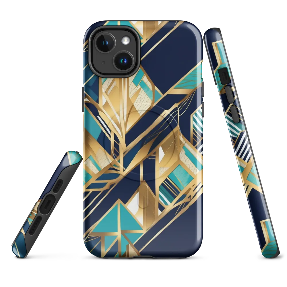 Aurum Geometry on MagSafe Tough Case for iPhone® — Front