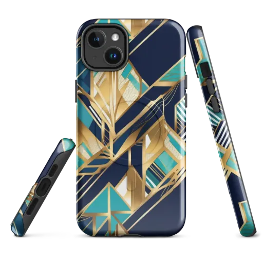 Aurum Geometry on a MagSafe Tough Case for iPhone®