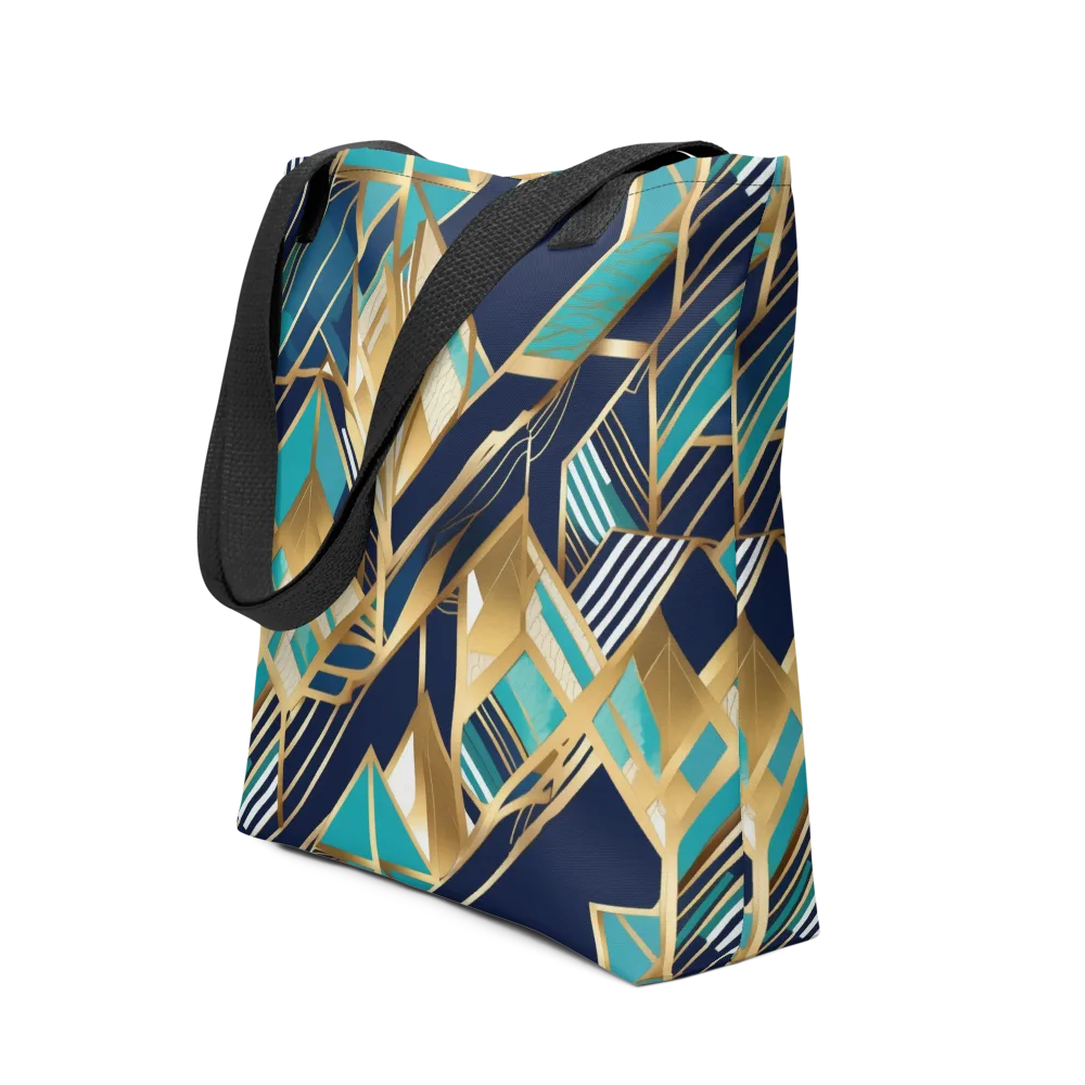 Aurum Geometry on Tote Bag — Front