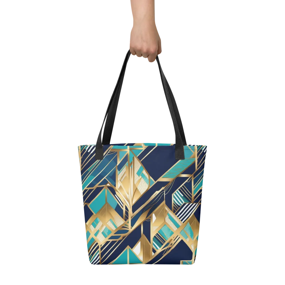 Aurum Geometry on Tote Bag — Front