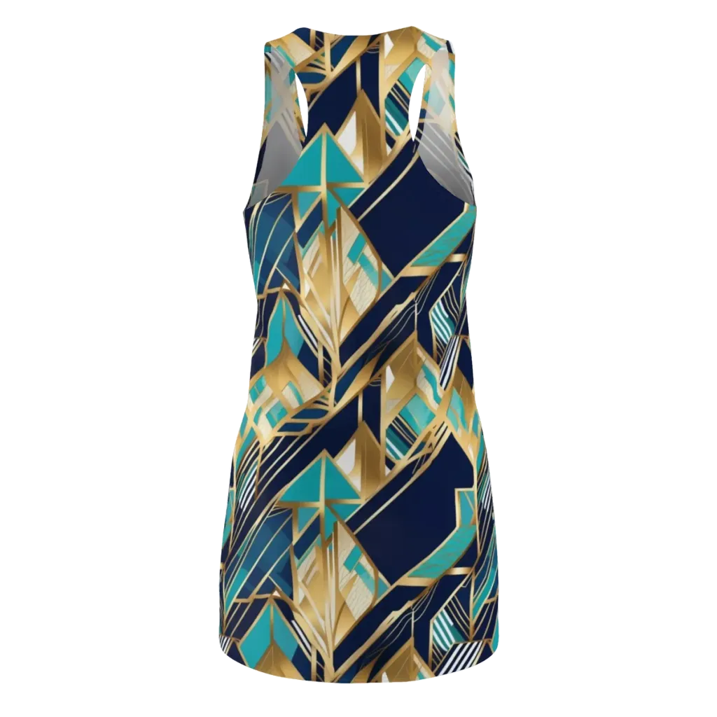 Aurum Geometry on Racerback Dress — Back