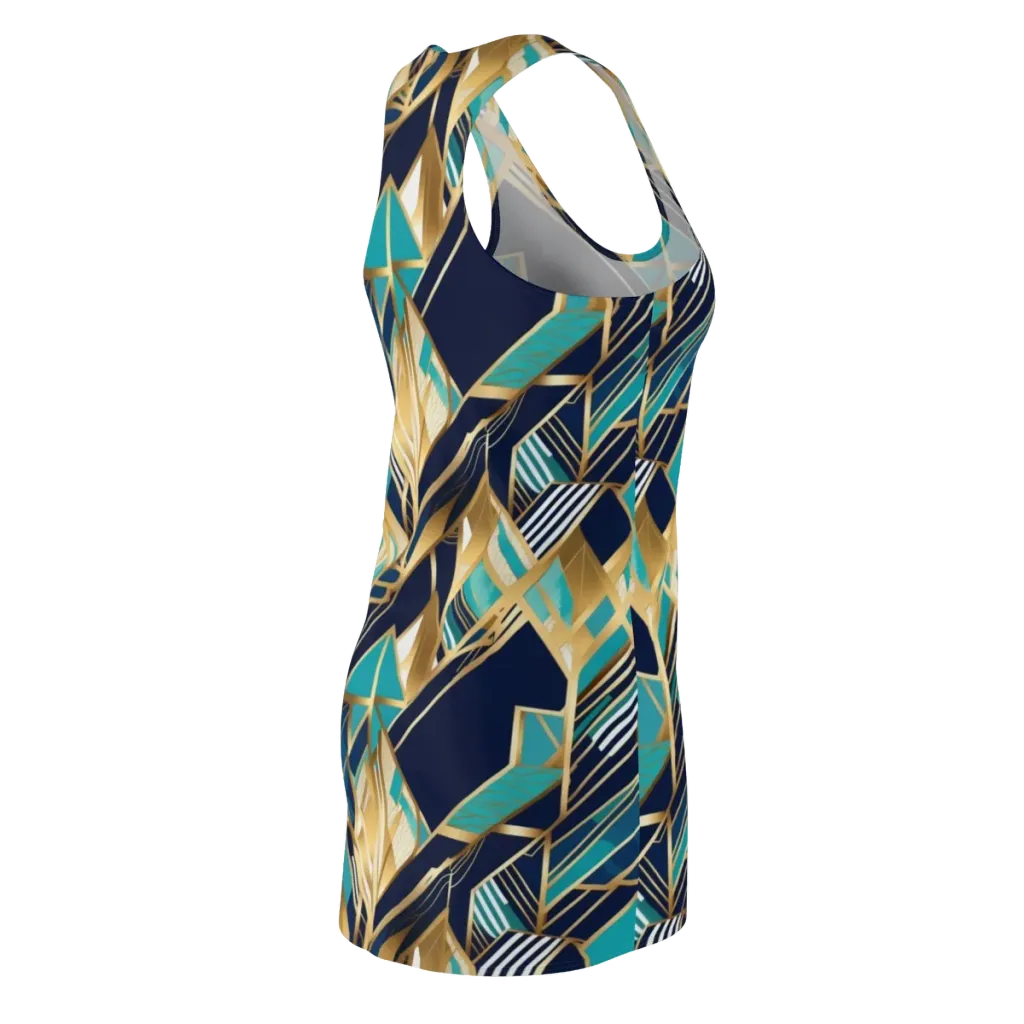 Aurum Geometry on Racerback Dress — Back Side