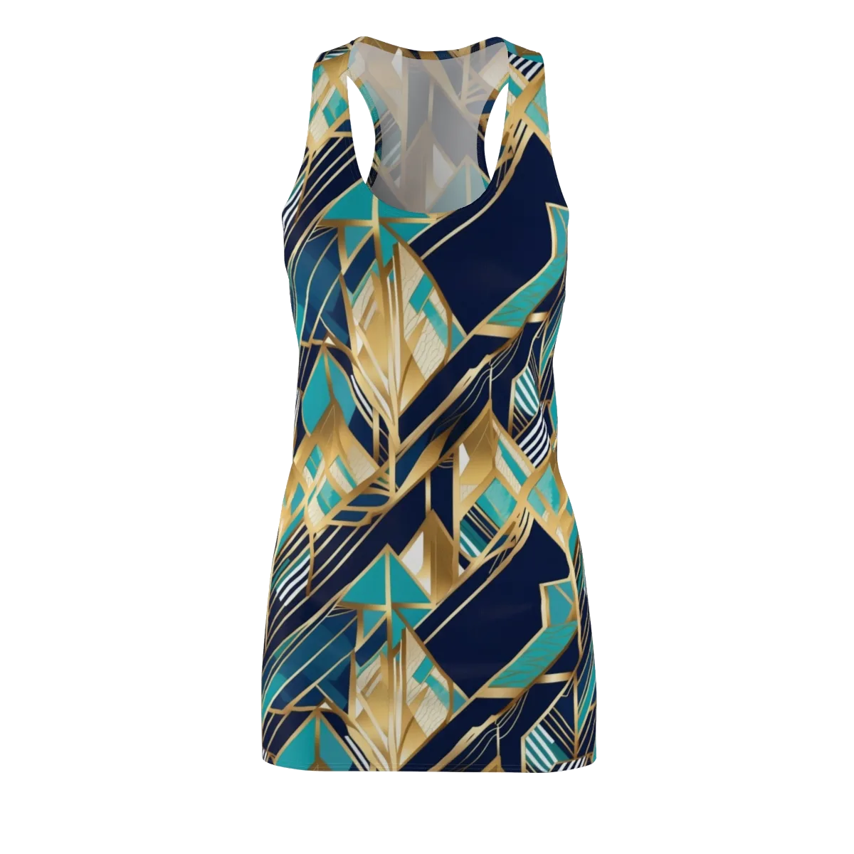 Aurum Geometry on Racerback Dress — Front