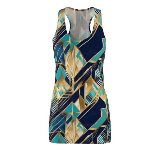 Aurum Geometry on a Racerback Dress