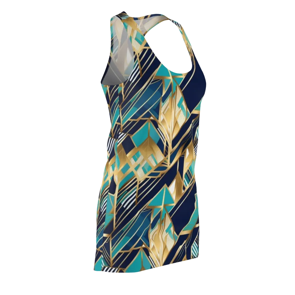 Aurum Geometry on Racerback Dress — Front Side