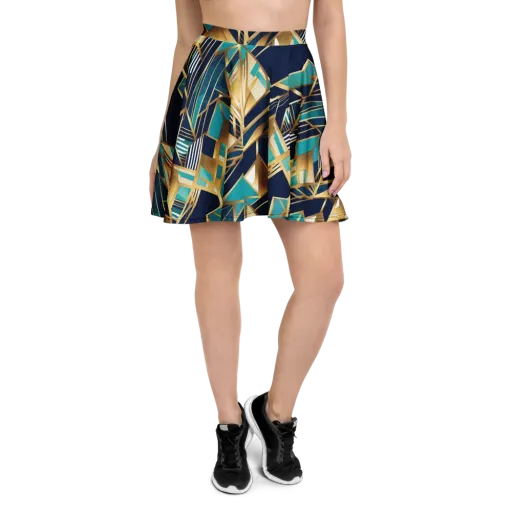 Aurum Geometry on a Skater Skirt