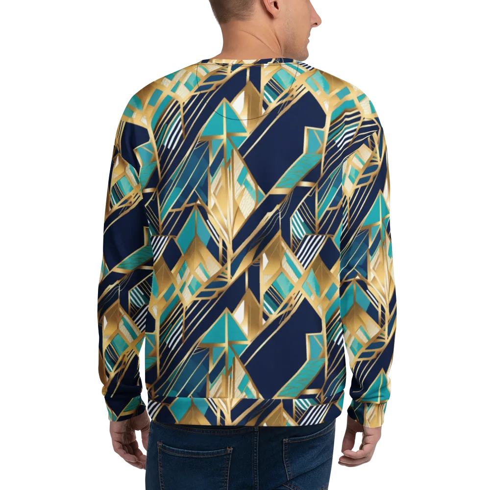 Aurum Geometry on Sweatshirt — Back