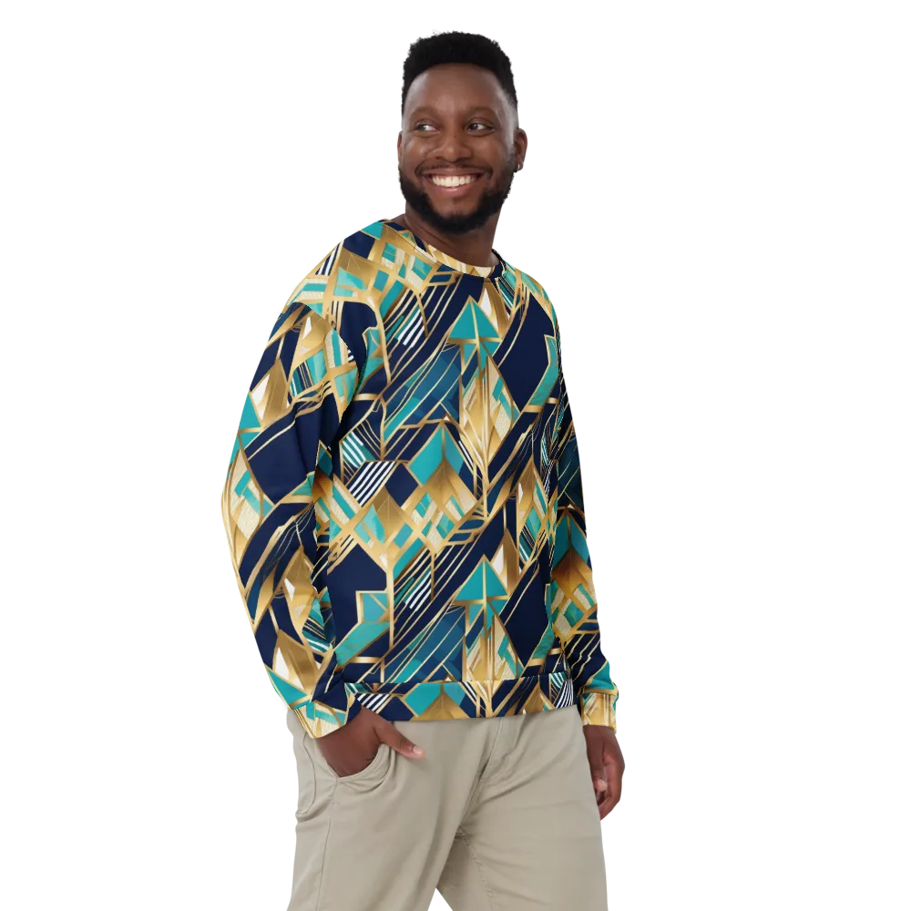 Aurum Geometry on Sweatshirt — Front