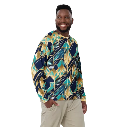 Aurum Geometry on a Sweatshirt