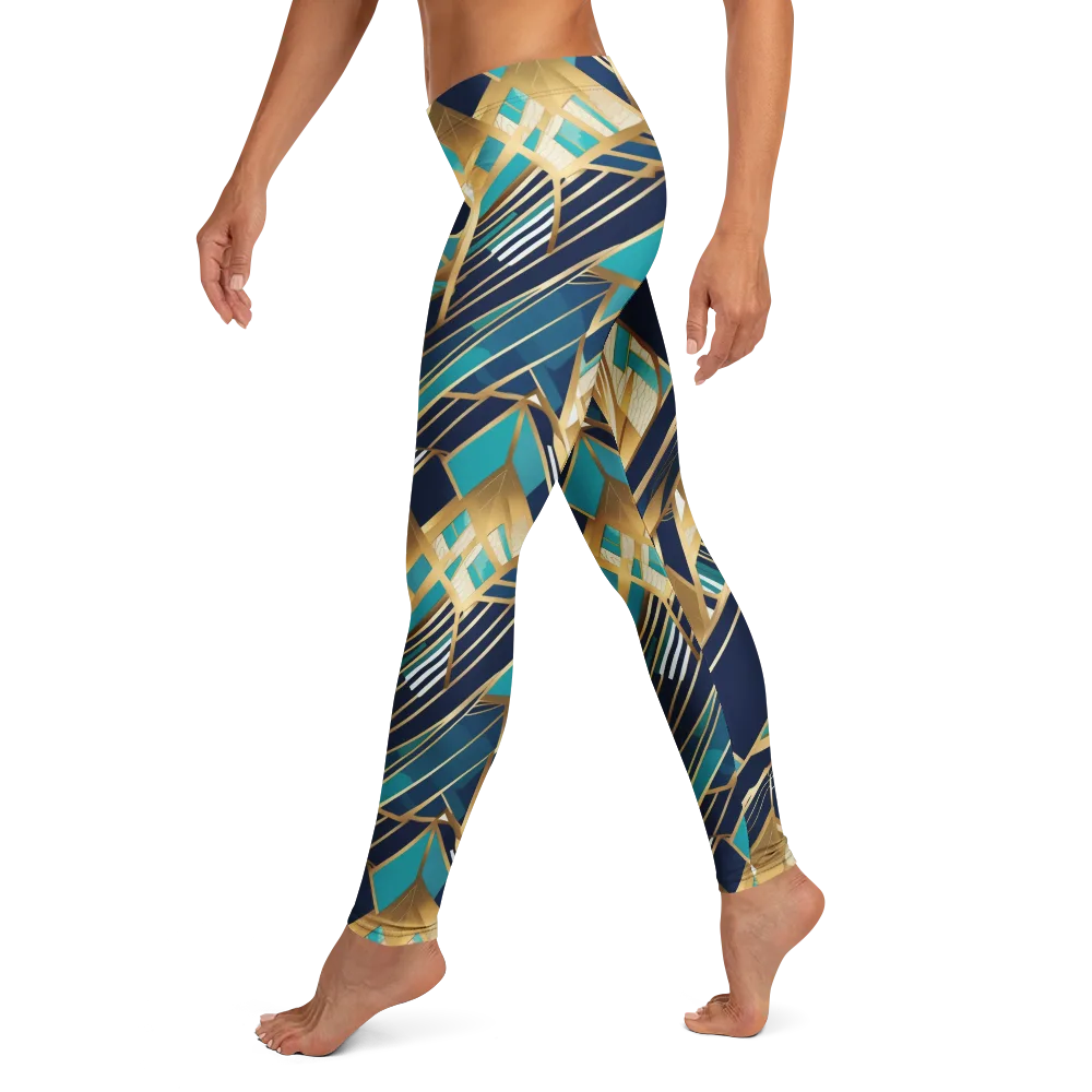 Aurum Geometry on Leggings — Left