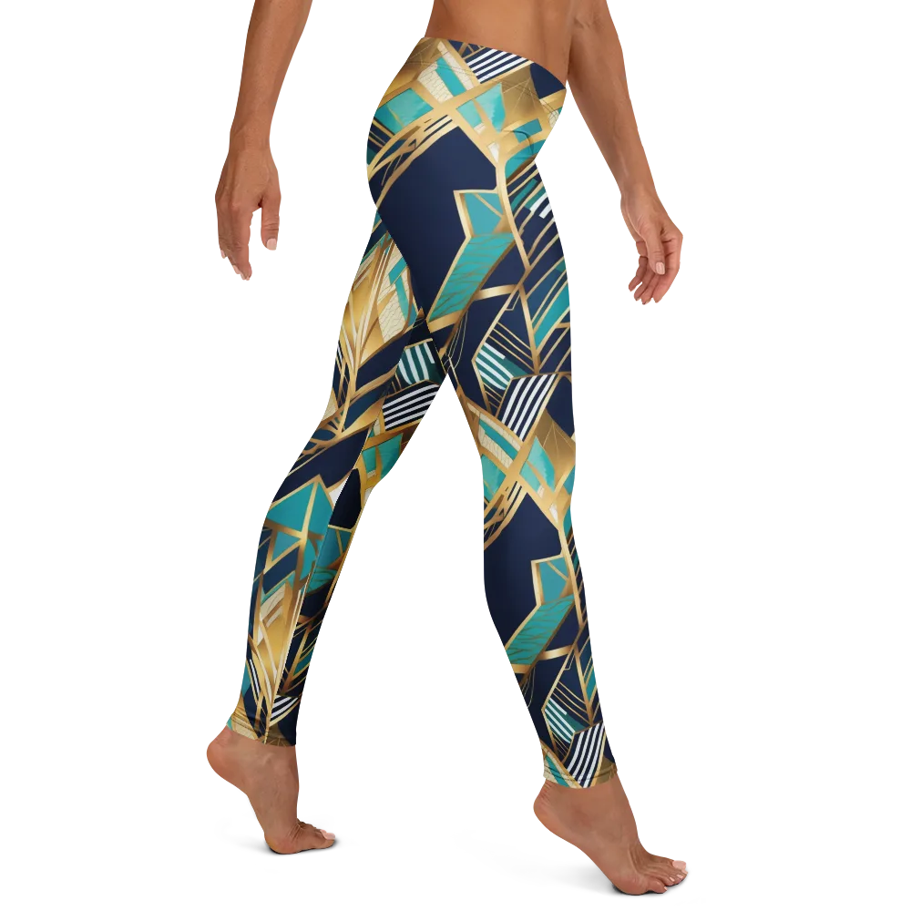 Aurum Geometry on Leggings — Right