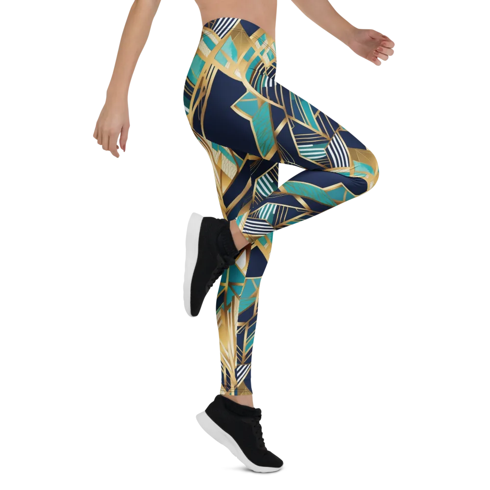Aurum Geometry on Leggings — Right