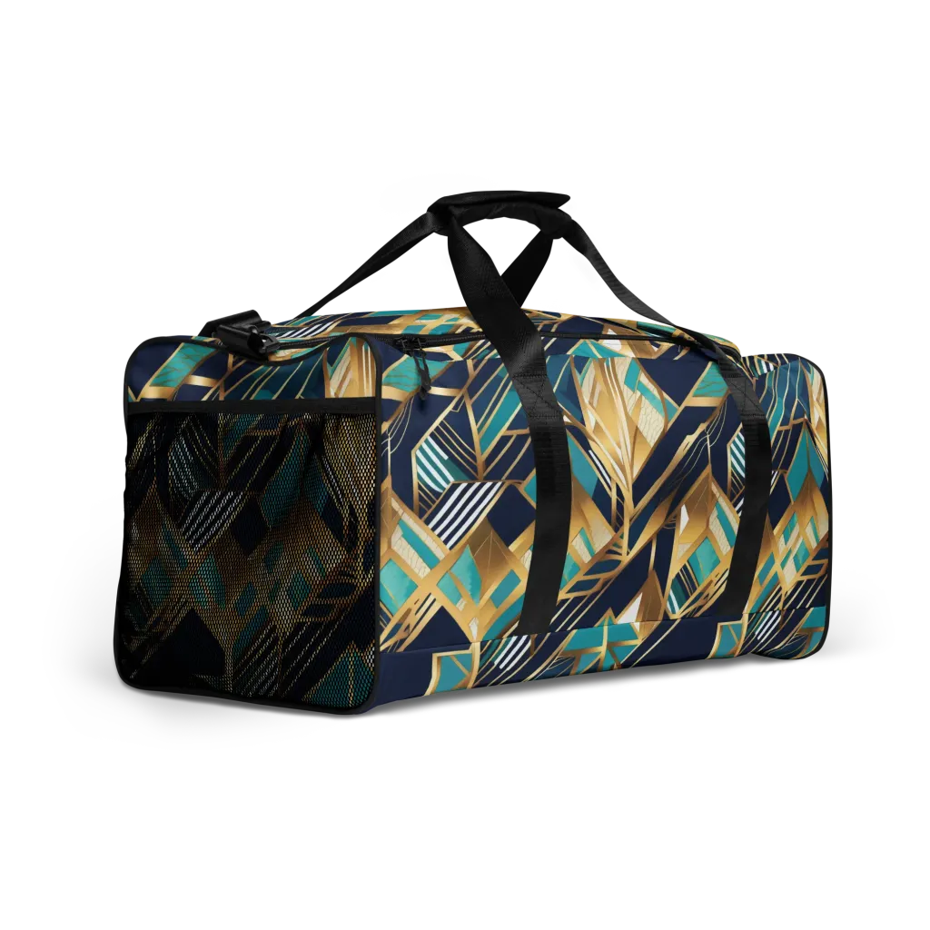 Aurum Geometry on Duffle Bag — Right Front