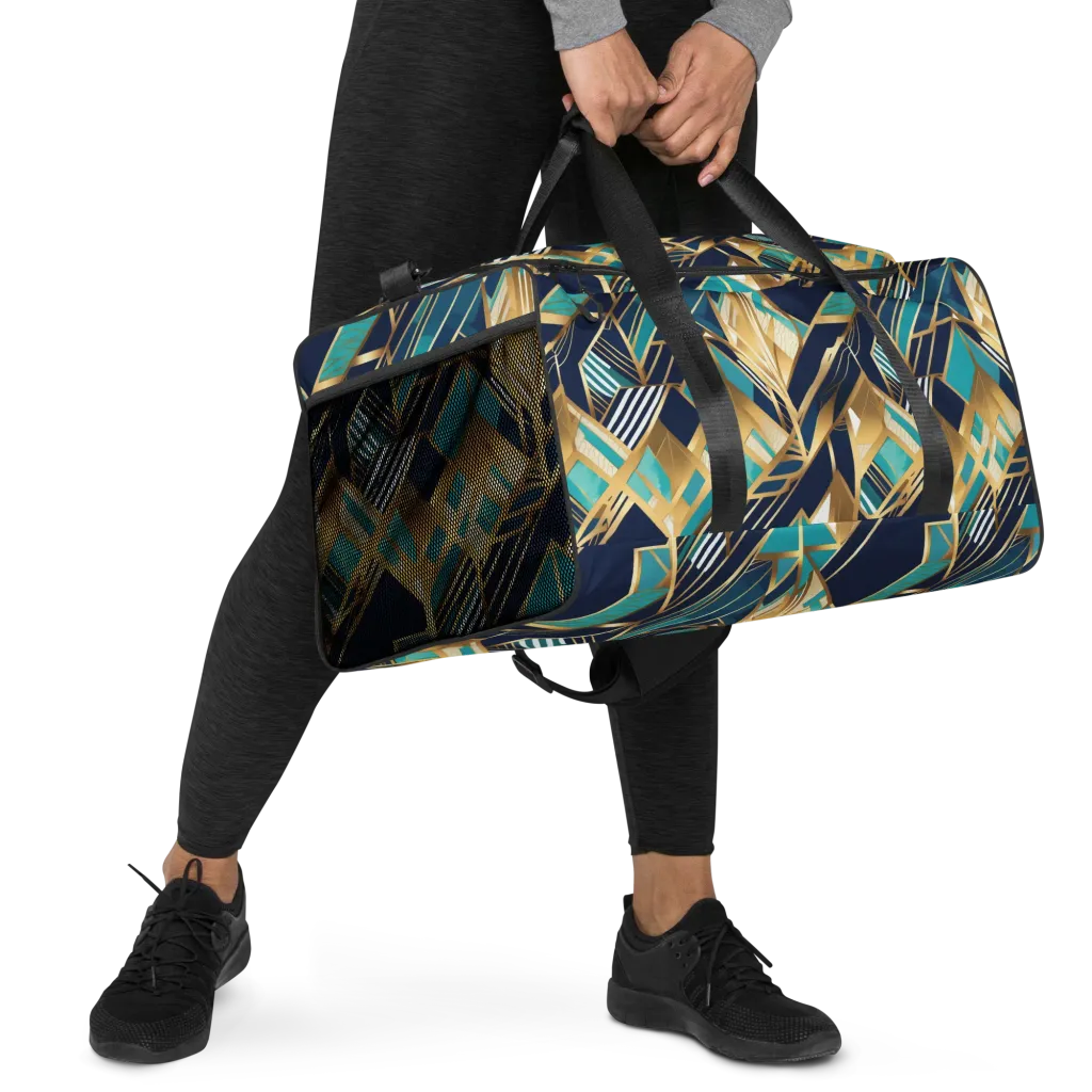 Aurum Geometry on Duffle Bag — Right Front